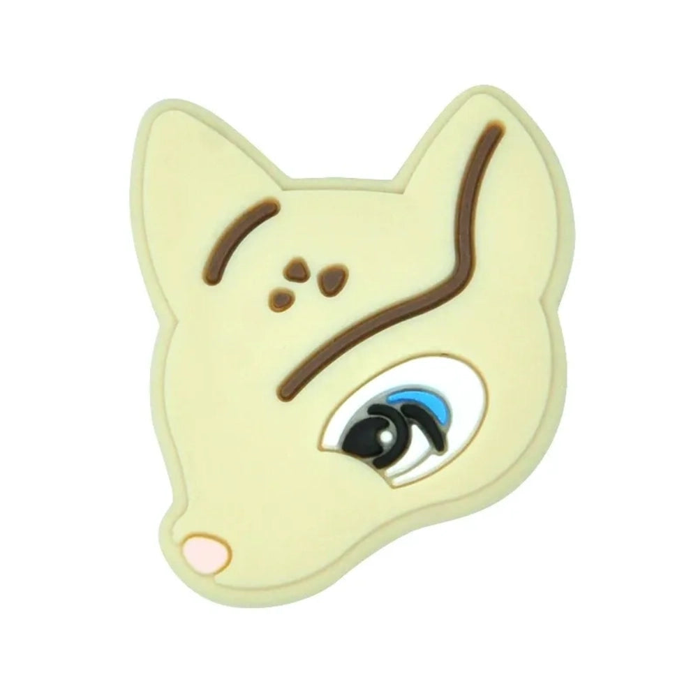 Flatback Fox Silicone Focal Bead | Beadable Pens Keychains Badge