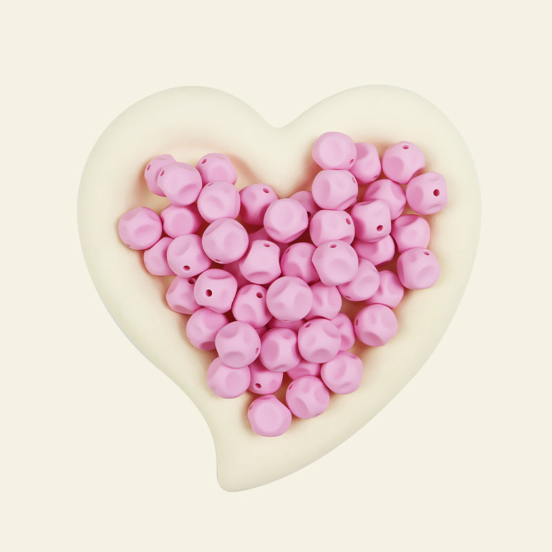 15mm Irregular Silicone Bead DIY Bead Pen Accessories-50PCS