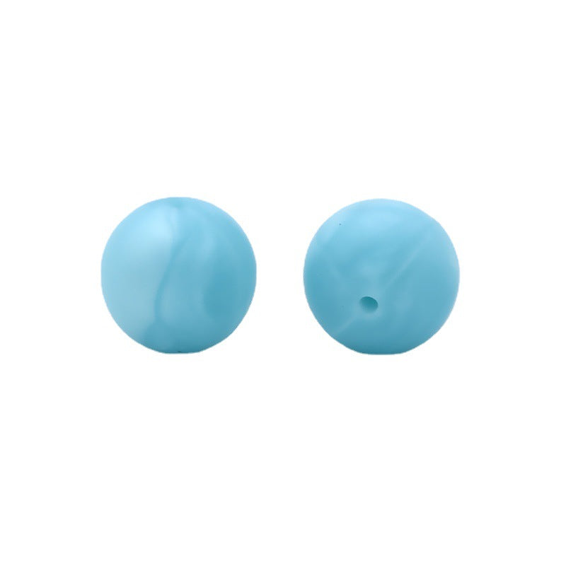 Creative Silicone 15mm Candy Color Beads-50PCS
