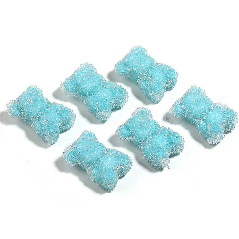 Heavy Industry Multicolor Gummy Bear Sugar Beads-2PCS