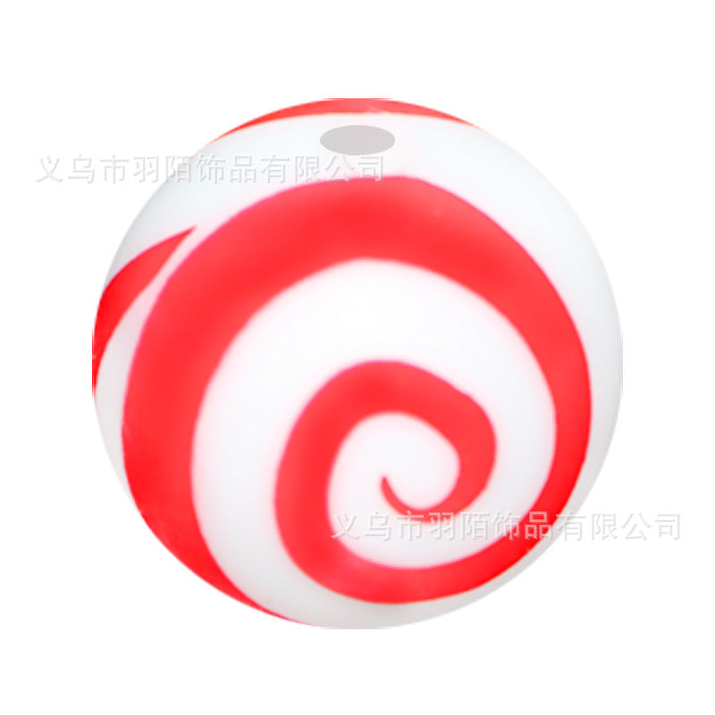 15mm Leopard Print Silicone Balls-50PCS