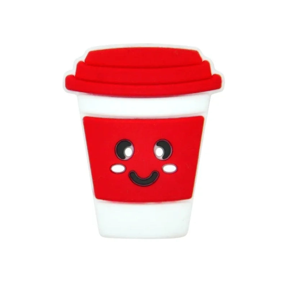 Flatback Cup Silicone Focal Bead | Beadable Pens Keychains Badge