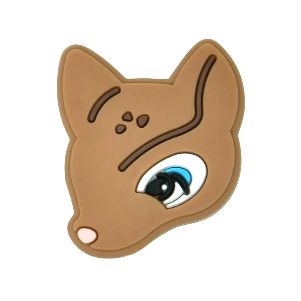 Flatback Fox Silicone Focal Bead | Beadable Pens Keychains Badge