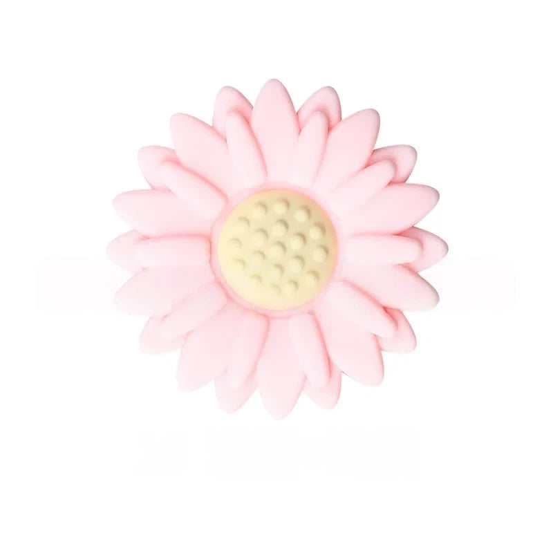 Flatback Little Daisy Silicone Focal Beads for DIY Pens Keychains