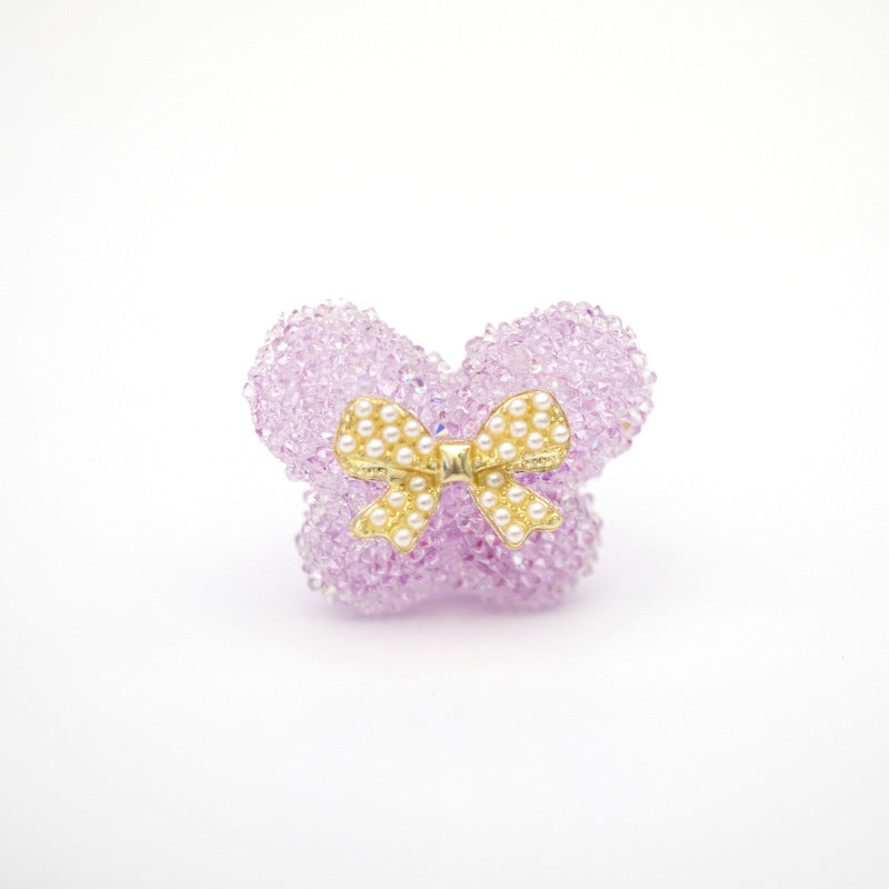 Creative Butterfly Sugar Beads Acrylic DIY Beads-2PCS