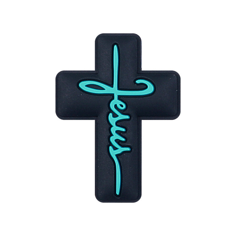 Cross Silicone Beads-10PCS
