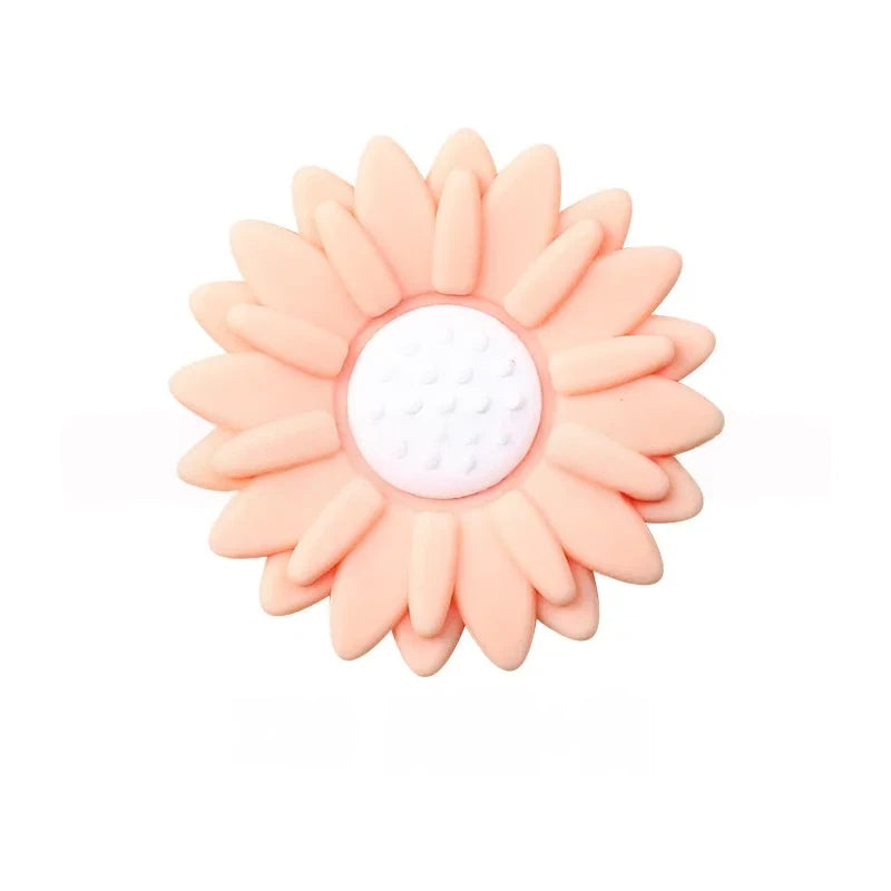 Flatback Little Daisy Silicone Focal Beads for DIY Pens Keychains
