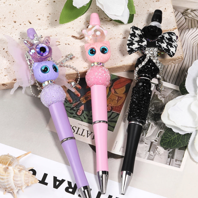 DIY Sparkling Rhinestone Soft Sugar Beads-5PCS