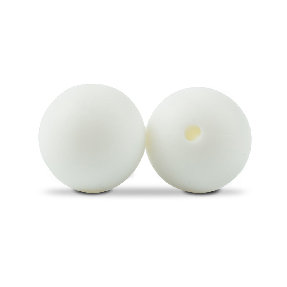 Round Silicone 15MM Beads-50PCS