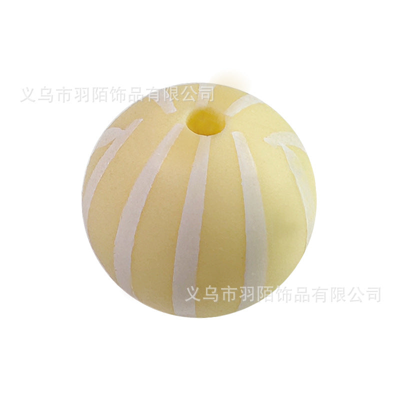 Rainbow Watermelon Silicone Balls-50PCS