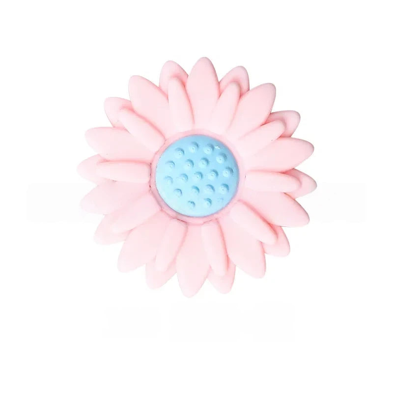 Flatback Little Daisy Silicone Focal Beads for DIY Pens Keychains