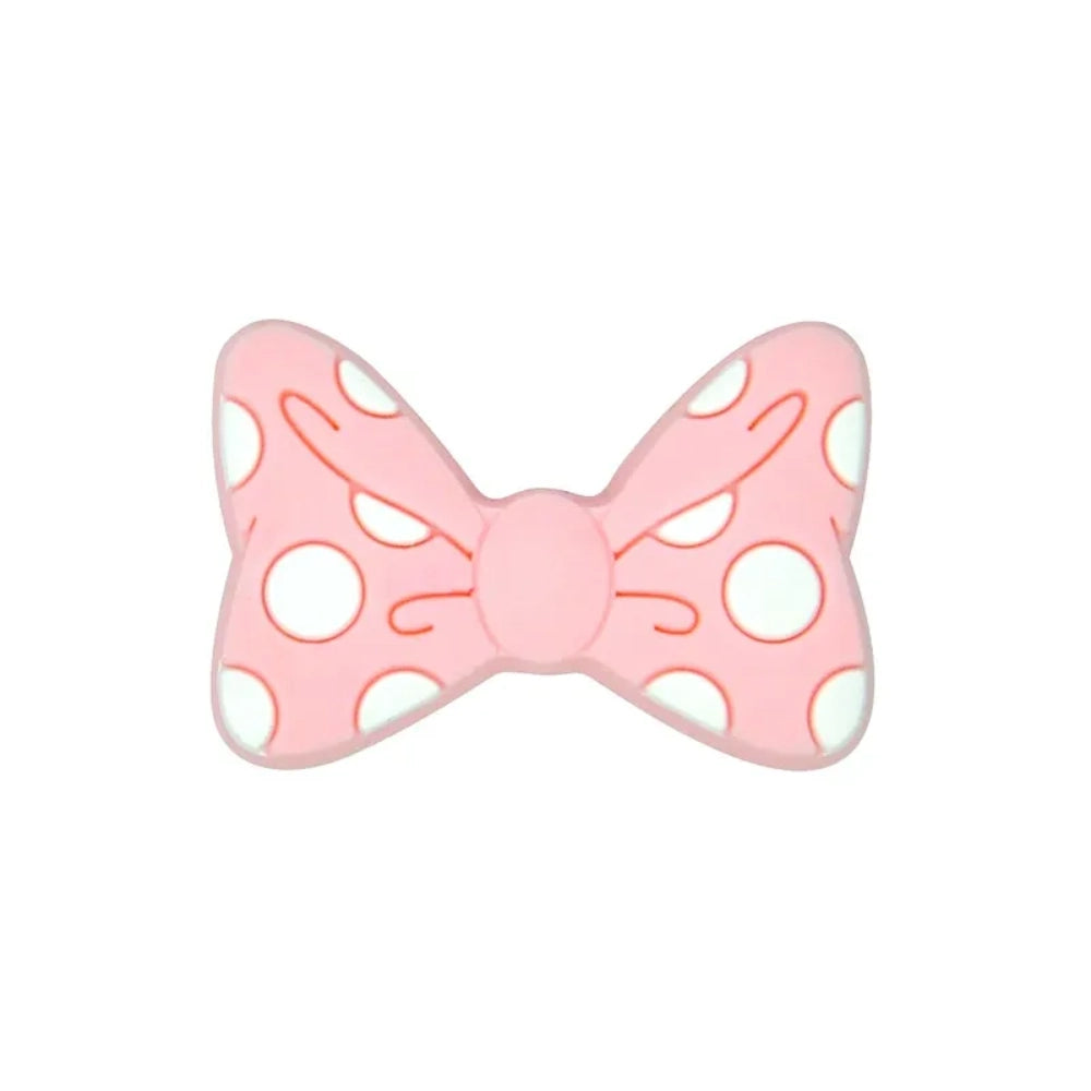 Flatback Bowtie Silicone Focal Bead | Beadable Pens Keychains Badge