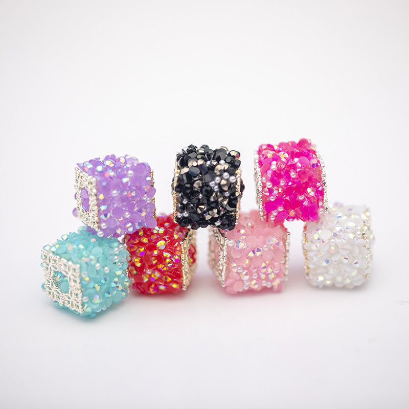 Creative Acrylic Pearl Flower Balls-5PCS