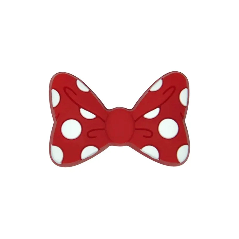 Flatback Bowtie Silicone Focal Bead | Beadable Pens Keychains Badge