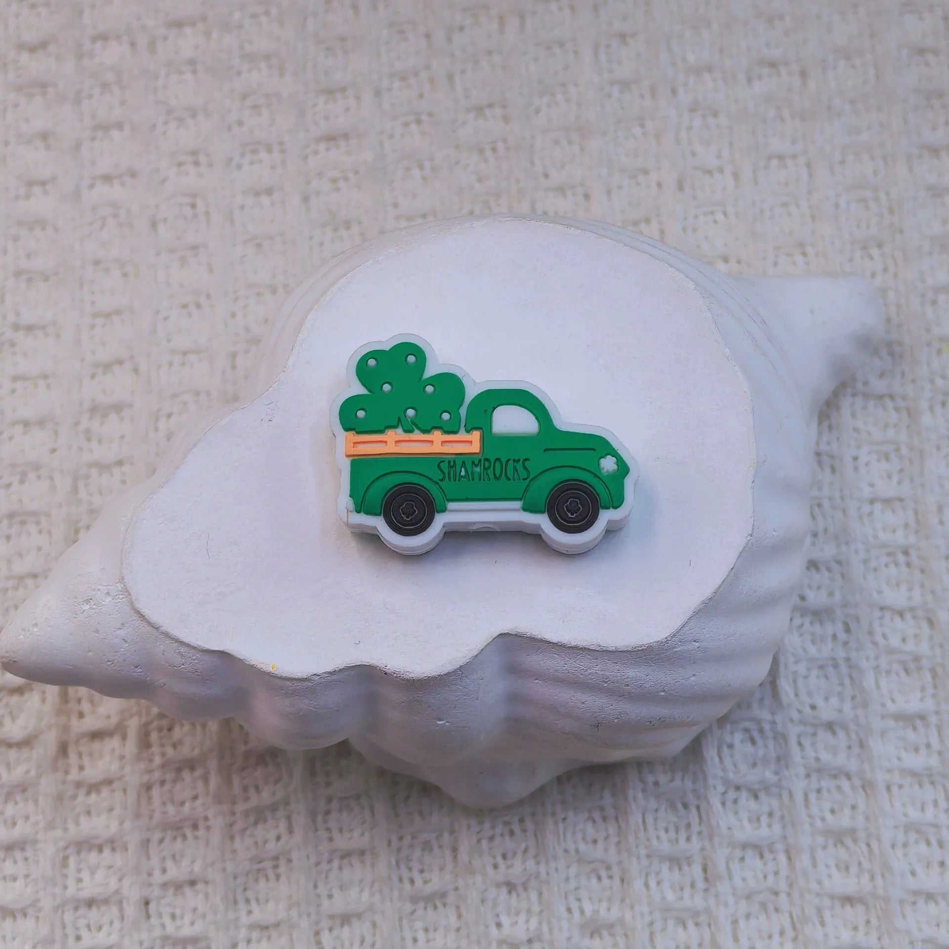 Flatback Saint Patrick's Day Series Silicone Focal Beads for DIY Pens Bracelet Keychains