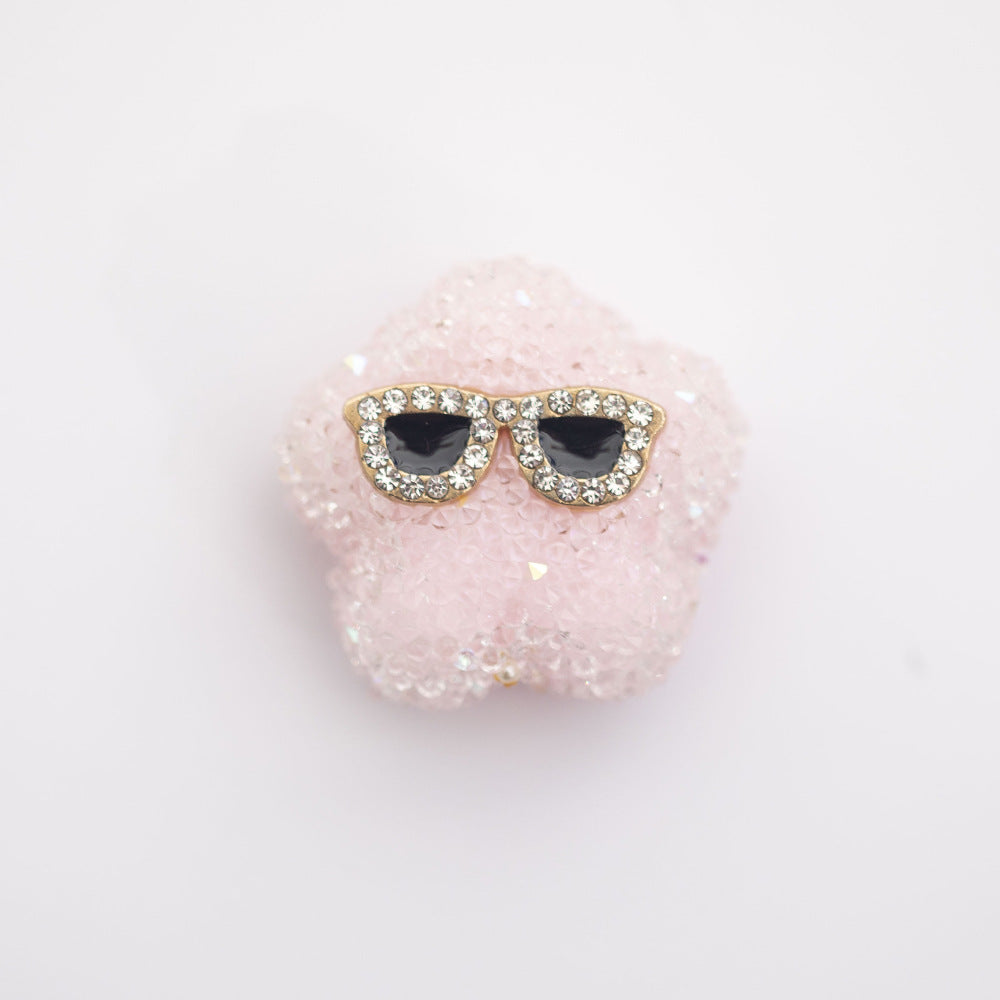 Acrylic Small Star Sugar Pen Caps Beaded-2PCS