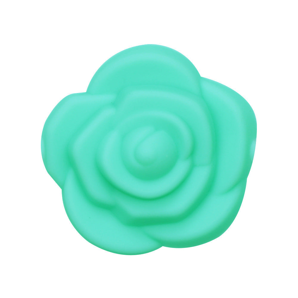 Rosette Silicone Beads DIY Loose Beads-25PCS