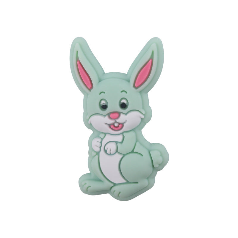Cartoon Rabbit Cute Creative Silicone Beads-10PCS