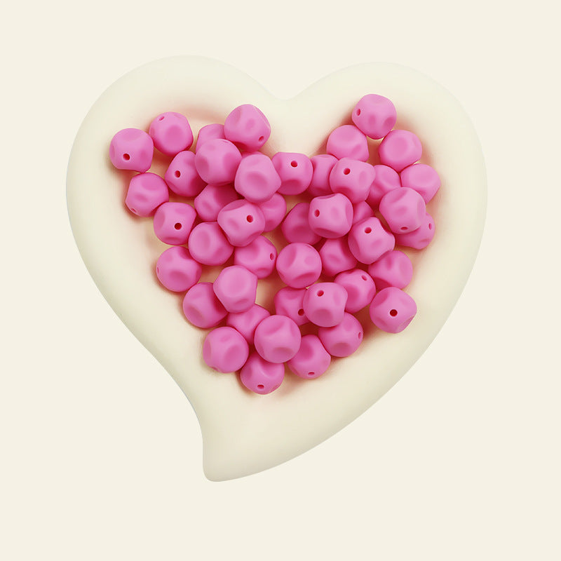 15mm Irregular Silicone Bead DIY Bead Pen Accessories-50PCS