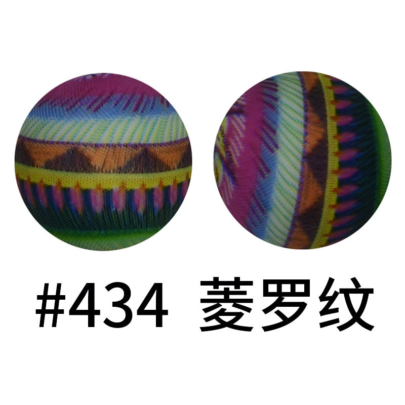 16mm Print Silicone Beads Colorful Silicone Water Transfer Beads-50PCS