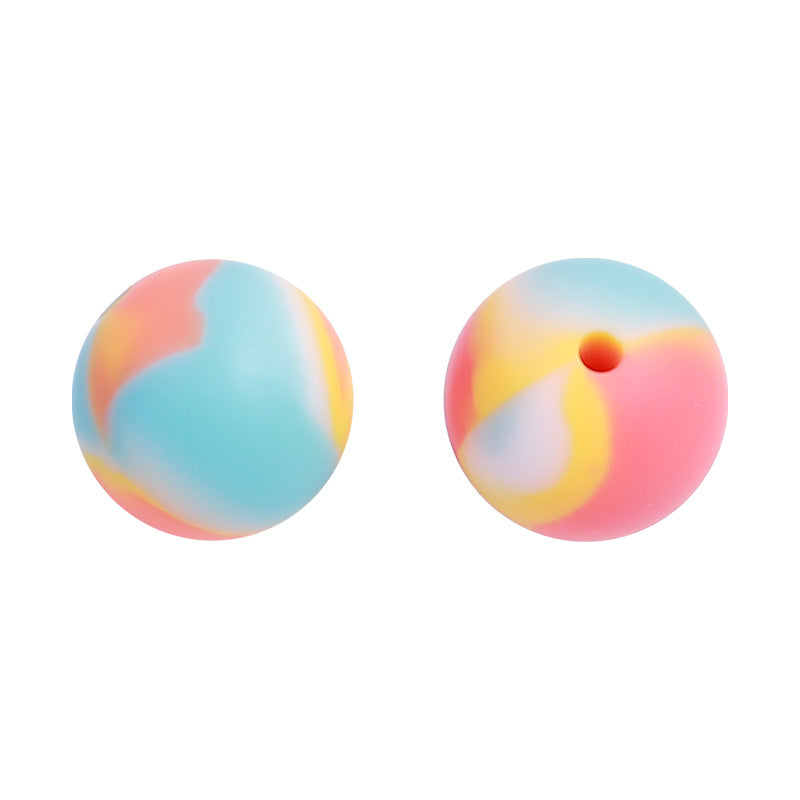 Creative Sweet Candy Color Silicone Beads-50PCS