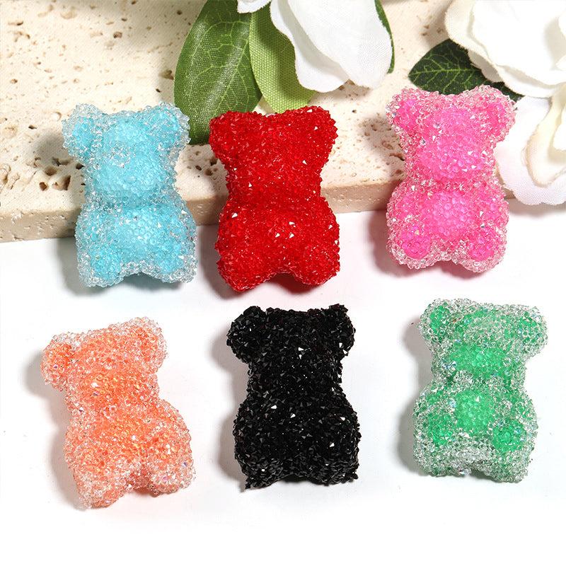 Heavy Industry Multicolor Gummy Bear Sugar Beads-2PCS