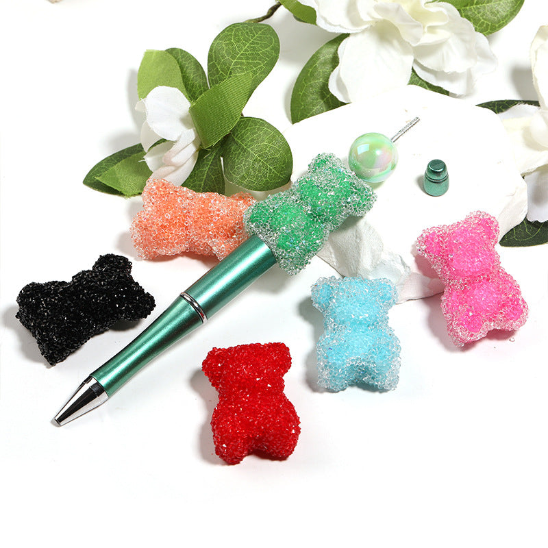 Heavy Industry Multicolor Gummy Bear Sugar Beads-2PCS