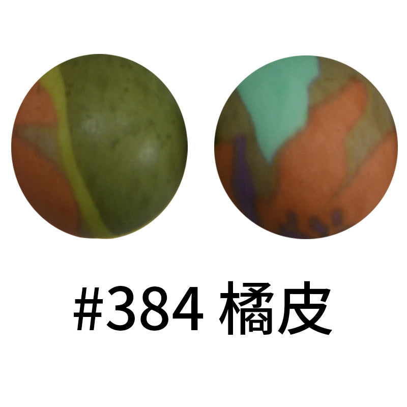 16mm Print Silicone Beads Colorful Silicone Water Transfer Beads-50PCS
