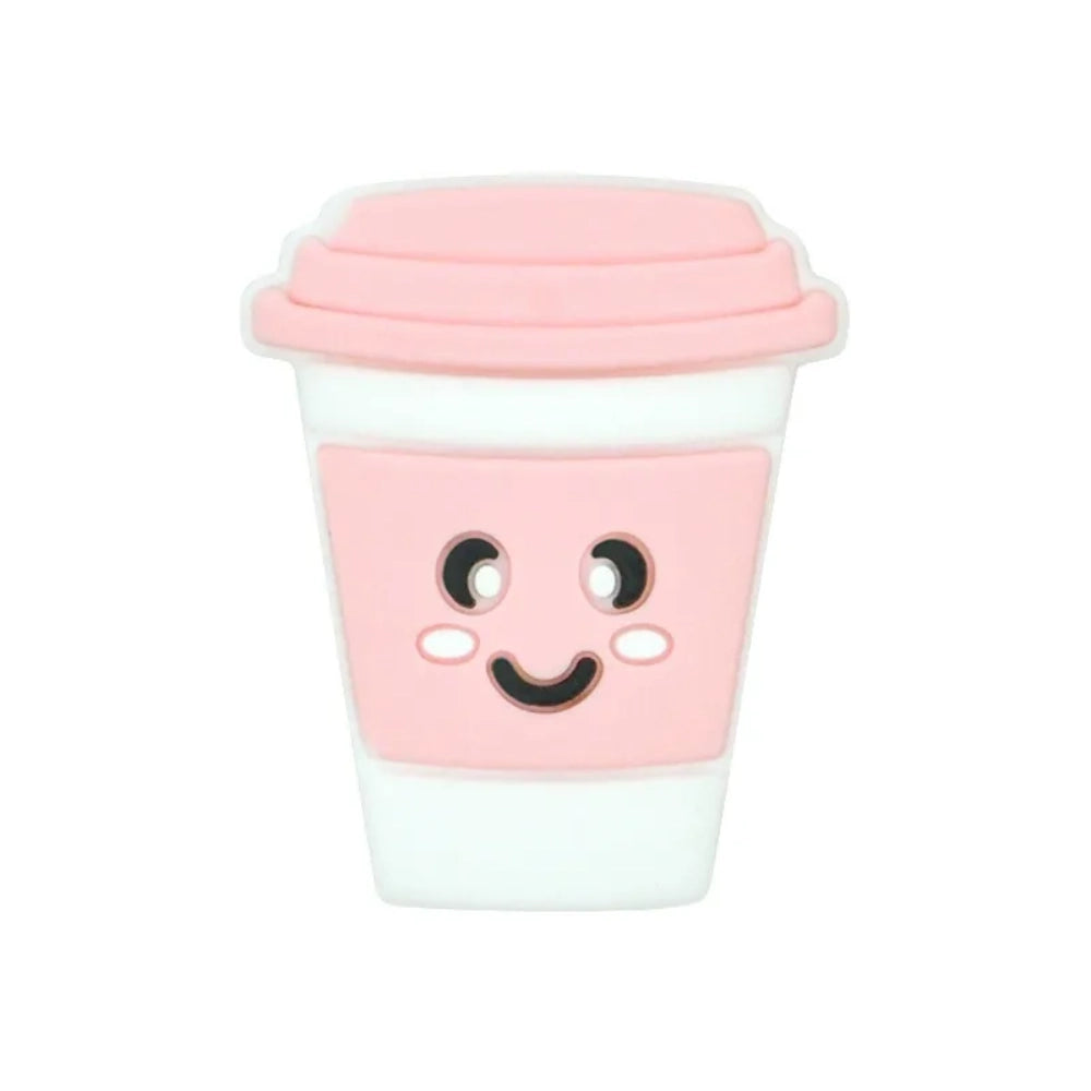 Flatback Cup Silicone Focal Bead | Beadable Pens Keychains Badge