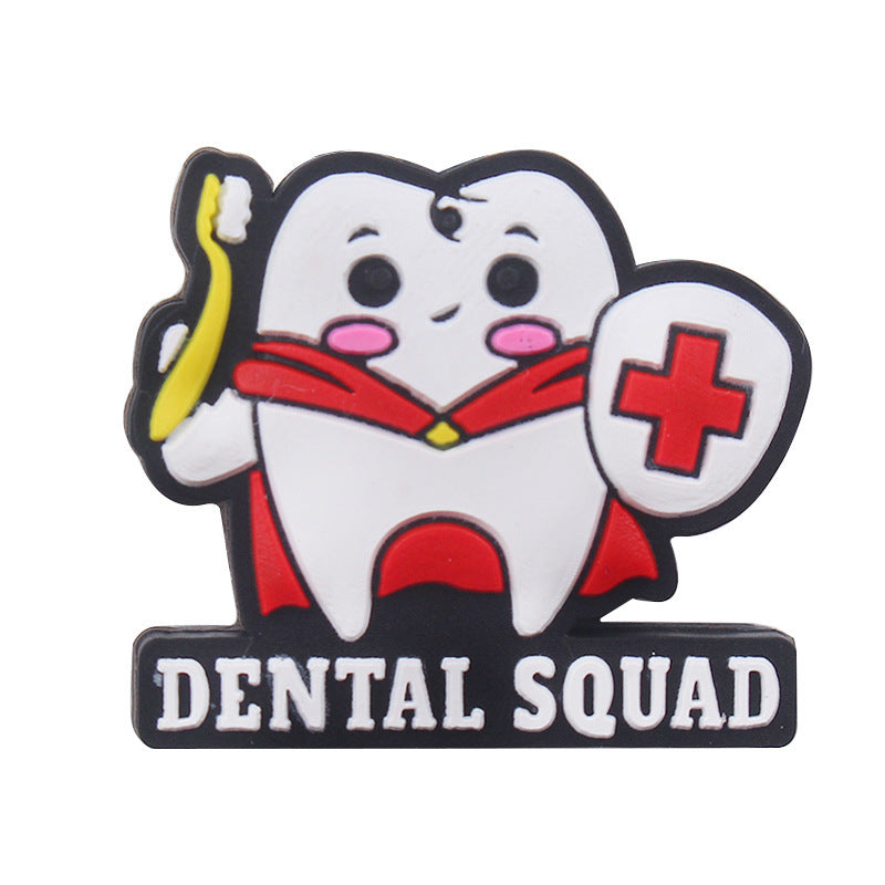 Tooth Pattern Silicone Pearls-10PCS