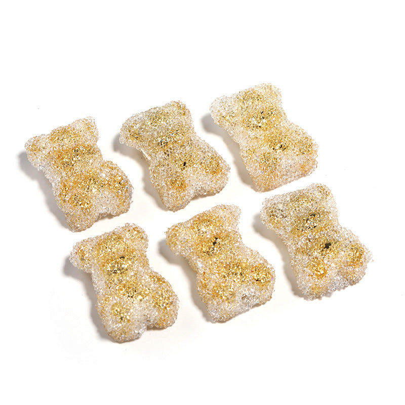 Heavy Industry Multicolor Gummy Bear Sugar Beads-2PCS