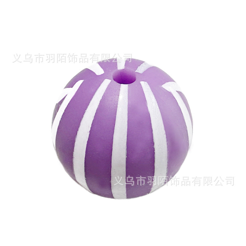 Rainbow Watermelon Silicone Balls-50PCS