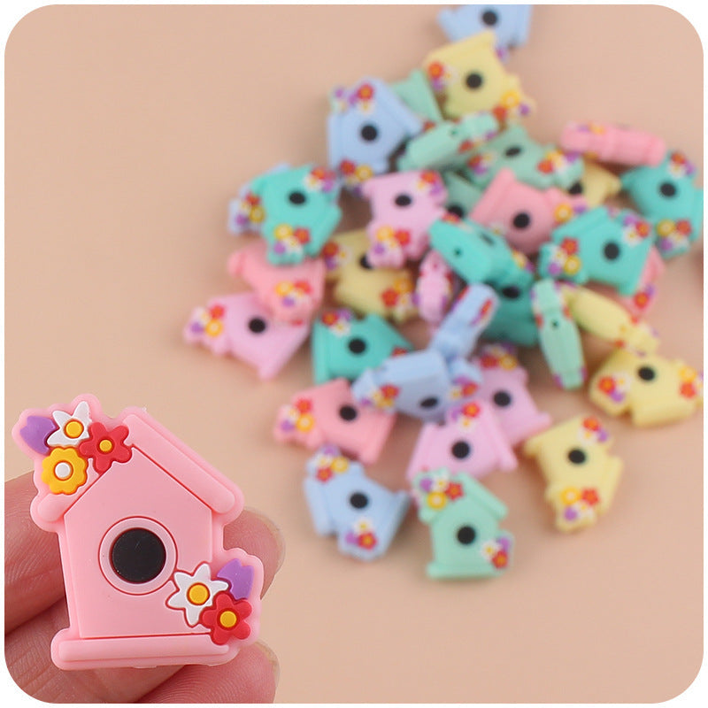 Baby Products Cartoon Flower Room Silicone Creative DIY Accessories-10PCS