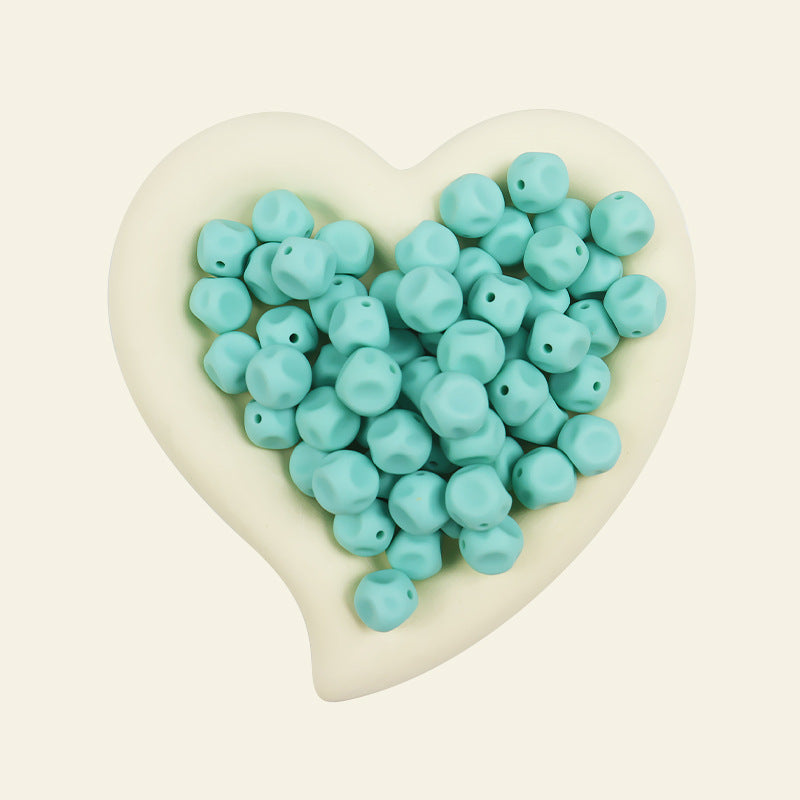 15mm Irregular Silicone Bead DIY Bead Pen Accessories-50PCS