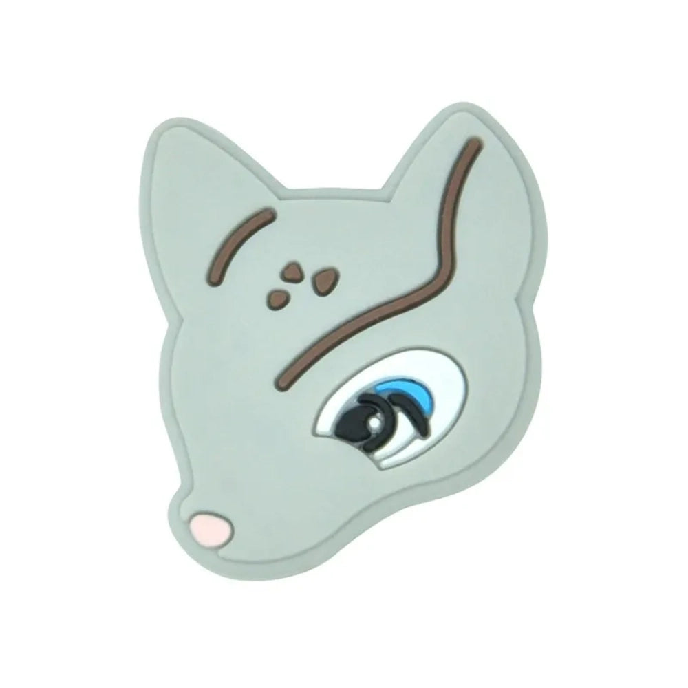Flatback Fox Silicone Focal Bead | Beadable Pens Keychains Badge