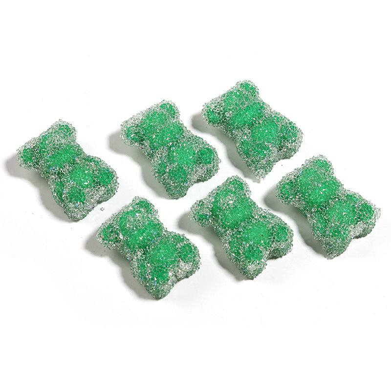 Heavy Industry Multicolor Gummy Bear Sugar Beads-2PCS
