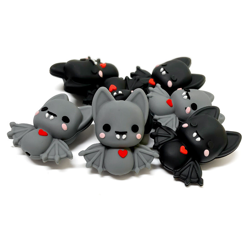 3D Bat Cartoon Beads-10PCS