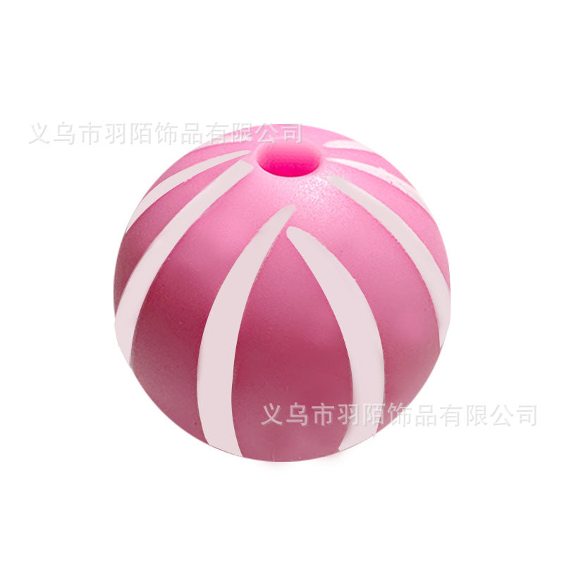 Rainbow Watermelon Silicone Balls-50PCS