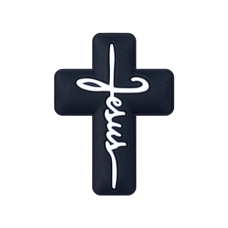Cross Silicone Beads-10PCS