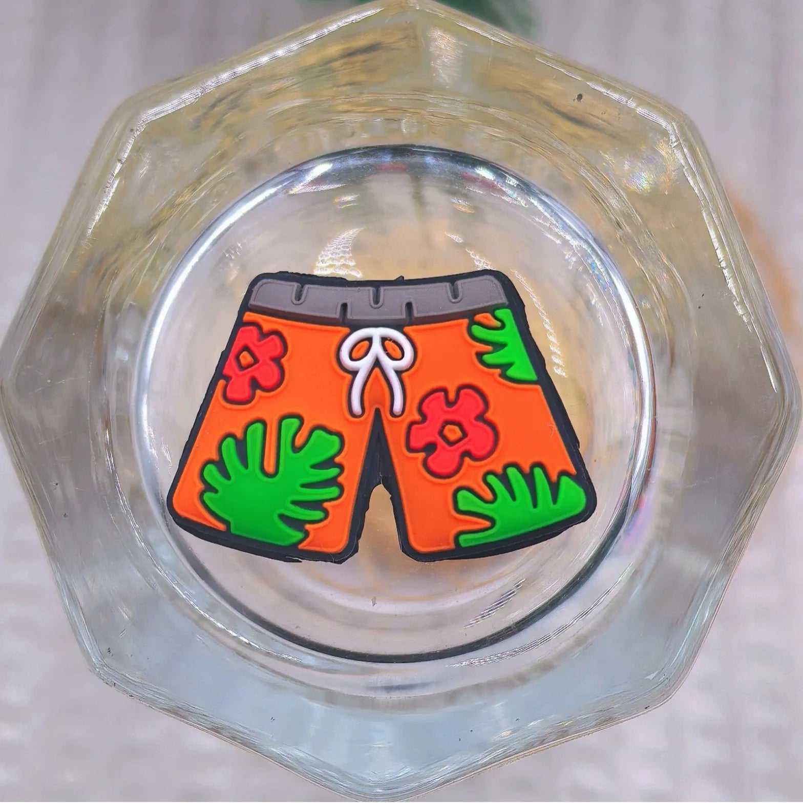Flatback Summer Series Silicone Focal Beads for DIY Keychains Bracelet Pens