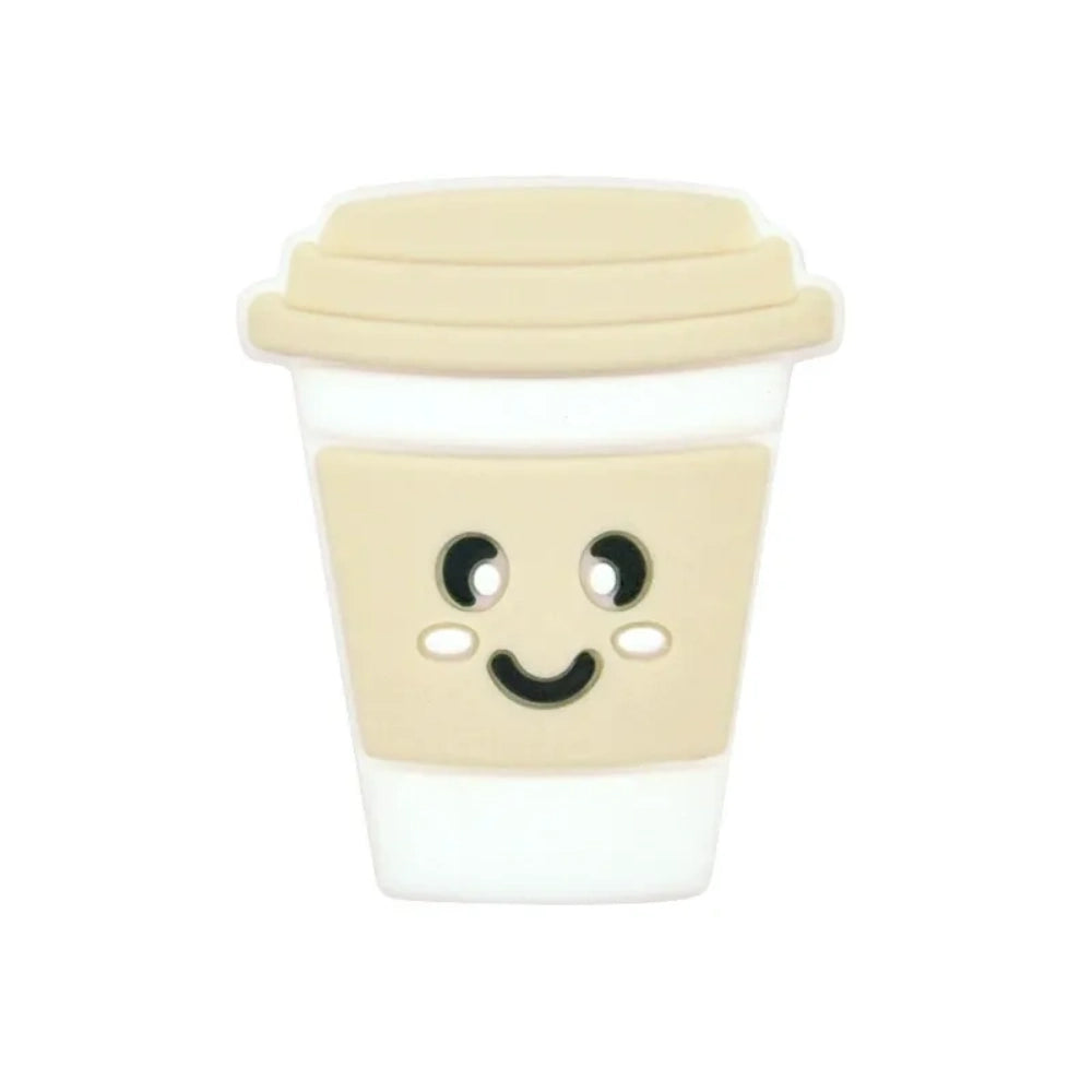 Flatback Cup Silicone Focal Bead | Beadable Pens Keychains Badge