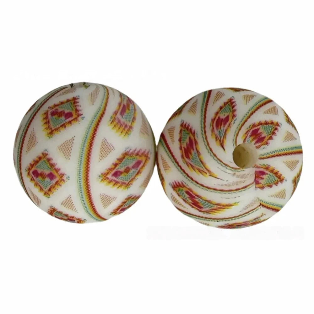 15mm Western Pattern Printed Silicone Bead for DIY Bracelets Keychains