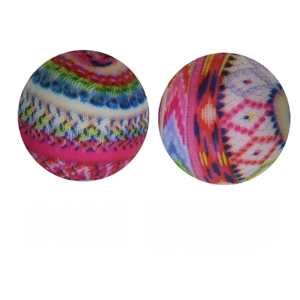 15mm Colorful Diamond Brocade Printed Silicone Bead for DIY Pens Keychains