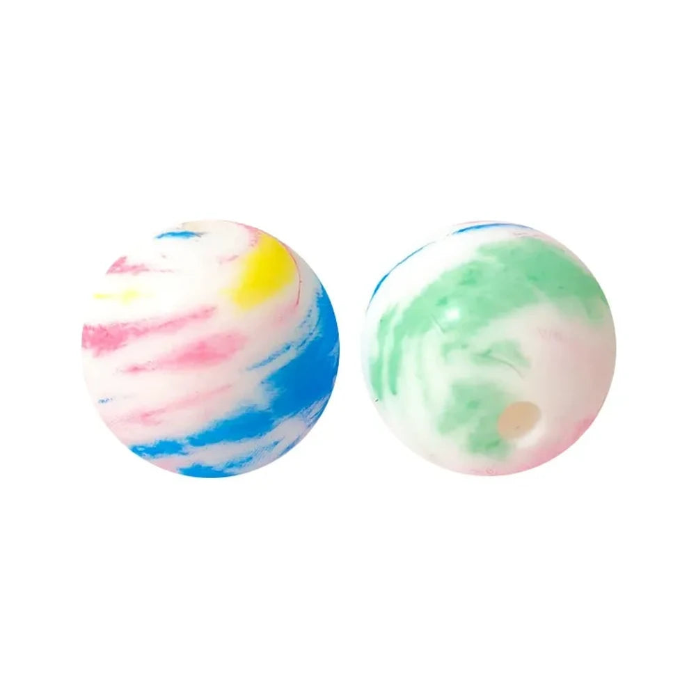 15mm Colorful Printed Silicone Bead for DIY Bracelets Pens