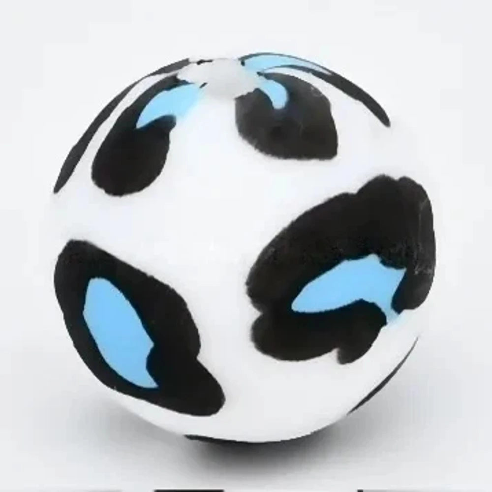 15mm Blue Leopard Printed Silicone Bead for DIY Pens Bracelets Keychains