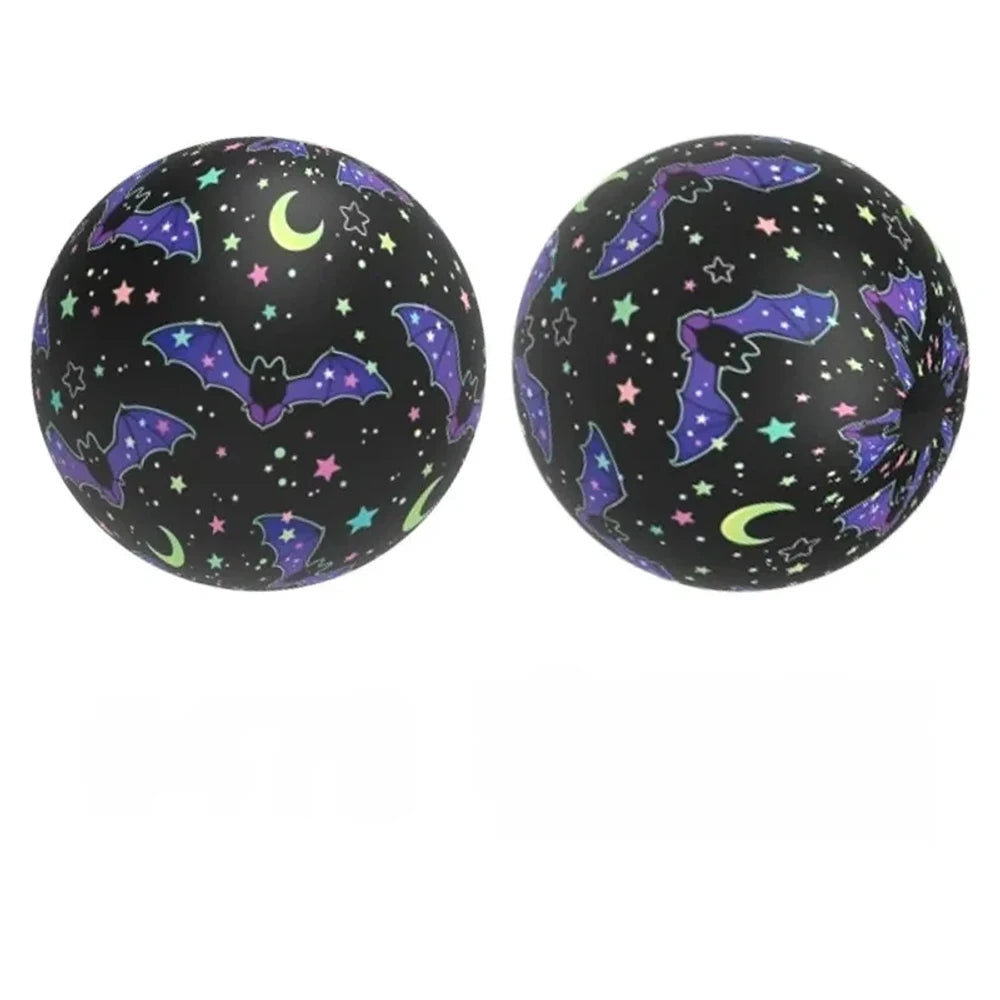 15mm Bat Printed Silicone Bead for DIY Bracelet Pen