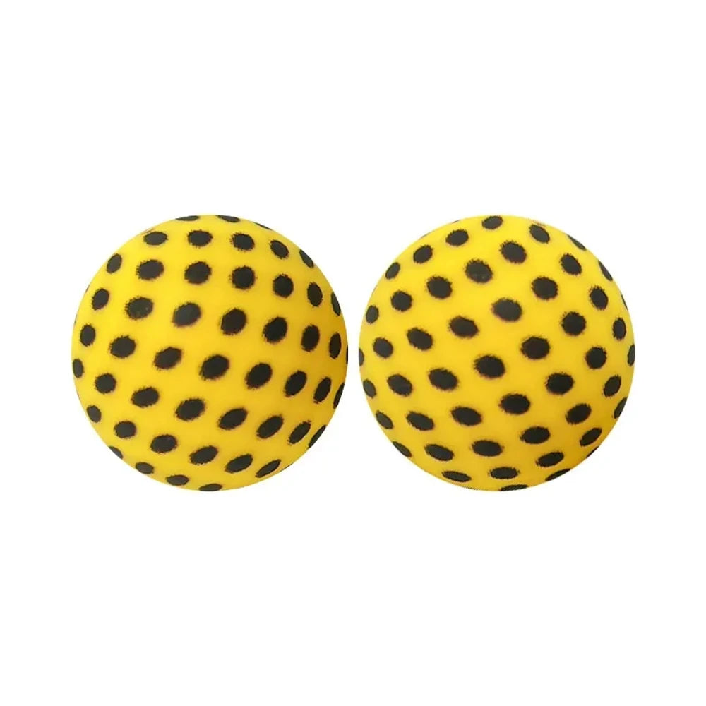 15mm Black Dots on Yellow Printed Silicone Bead for DIY Pens Bracelets