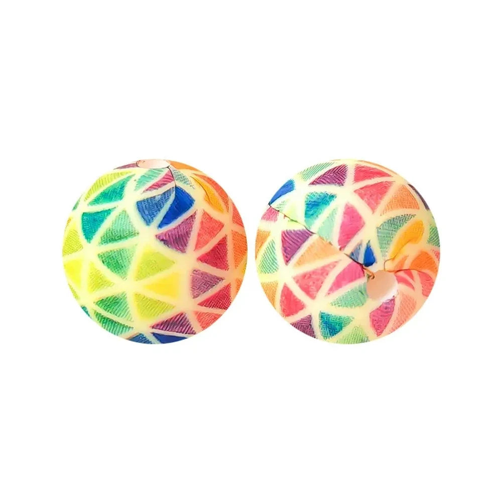 15mm Colorful Printed Silicone Bead for DIY Pens Keychains