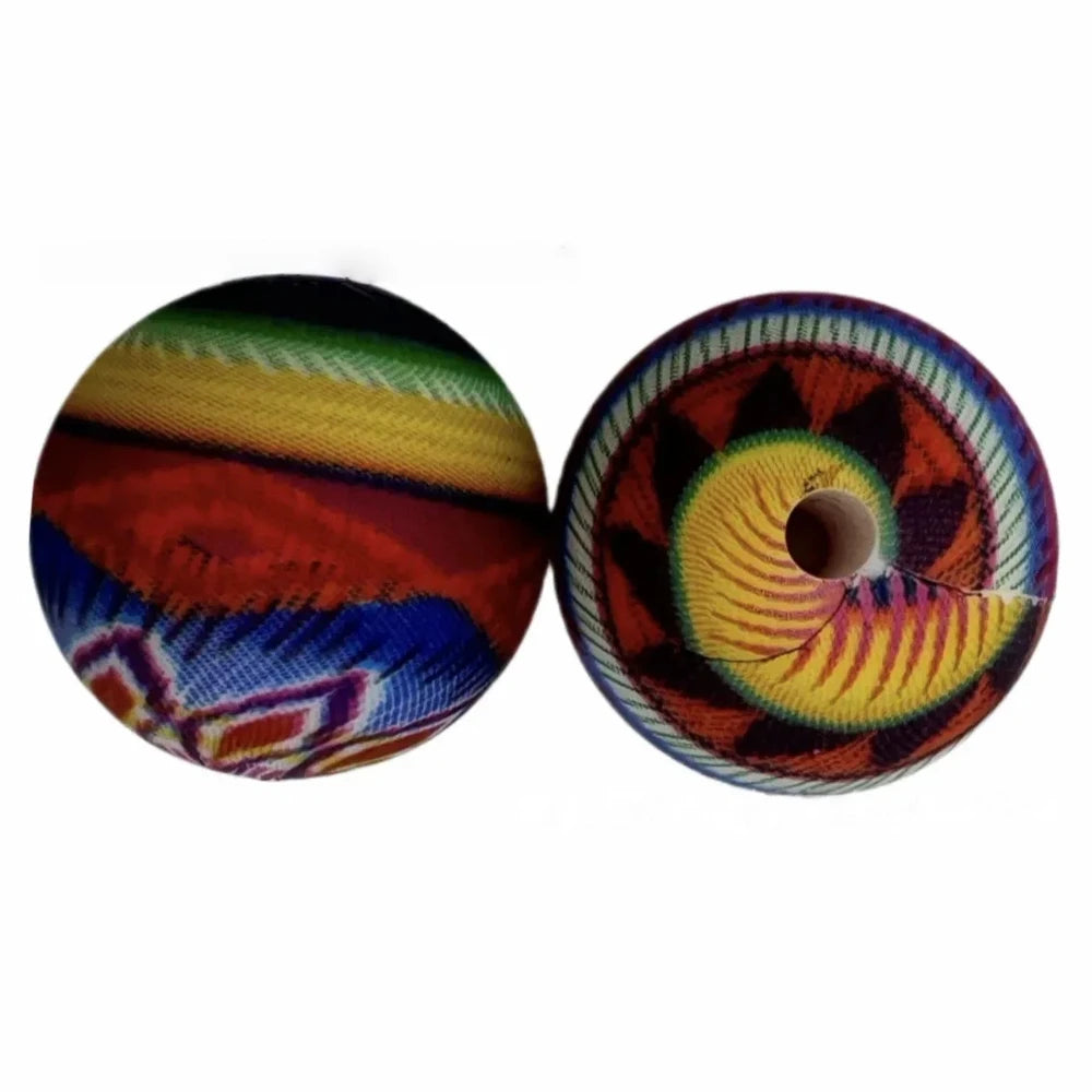 15mm Western Pattern Printed Silicone Bead for DIY Bracelets Pens