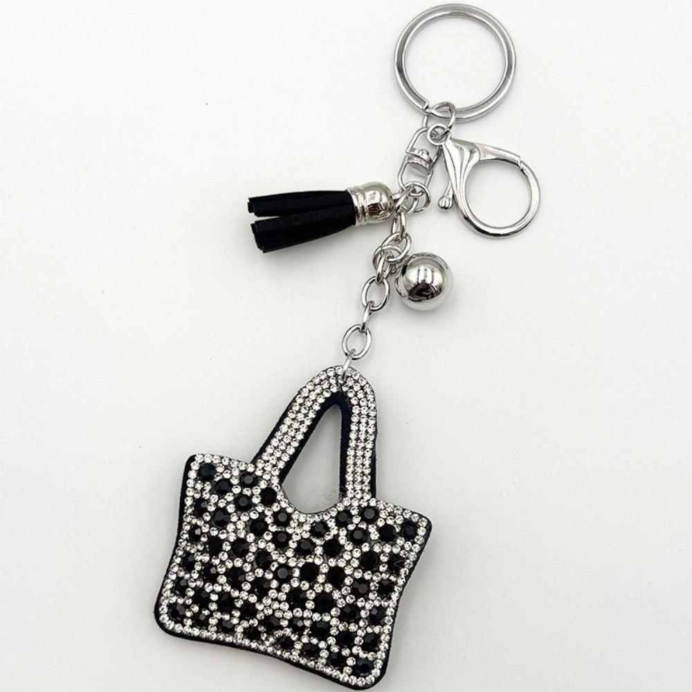 Bag Rhinestone Keychain for DIY